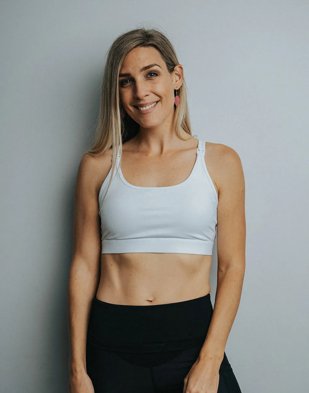 ** CLEARANCE ** Breastfeeding Bra - Freedom Bra White