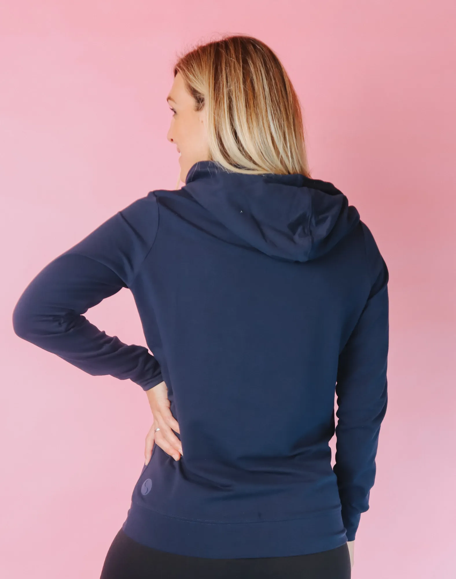 ** CLEARANCE ** Breastfeeding Hoodie - Casual Hoodie Navy
