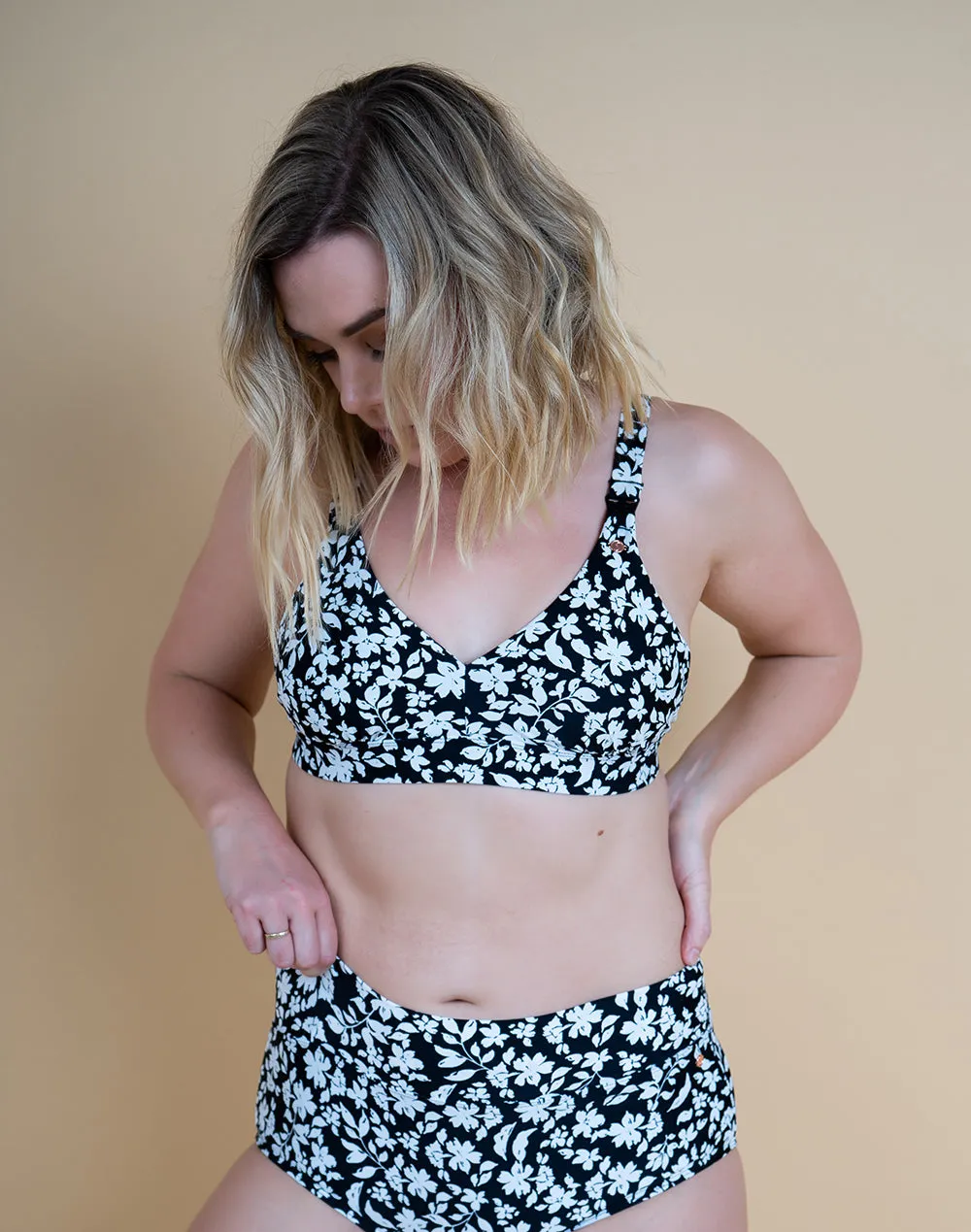 ** CLEARANCE ** Nursing Bikini Top - Kira Bikini Top (A-E Cup) Jasmine