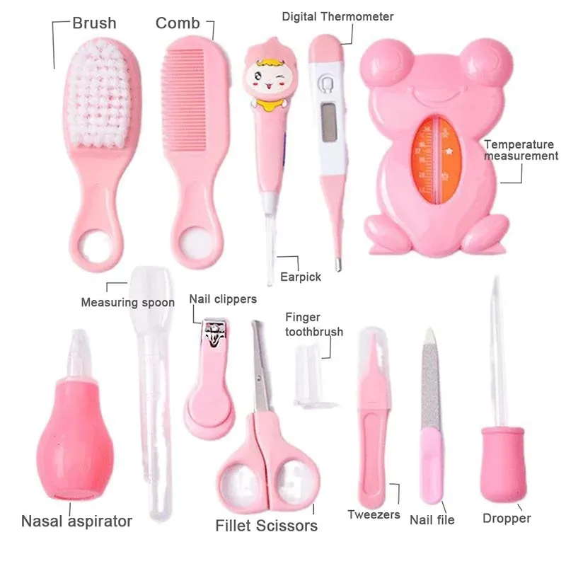 13-Pack Baby Care Kit Baby Hygiene Kit Items Babies Accessories