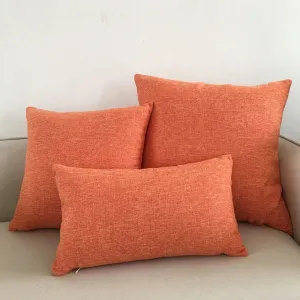 18x18 Orange Pillow Covers