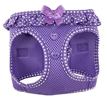 American River Choke Free Harness - Paisley Purple Polka Dot