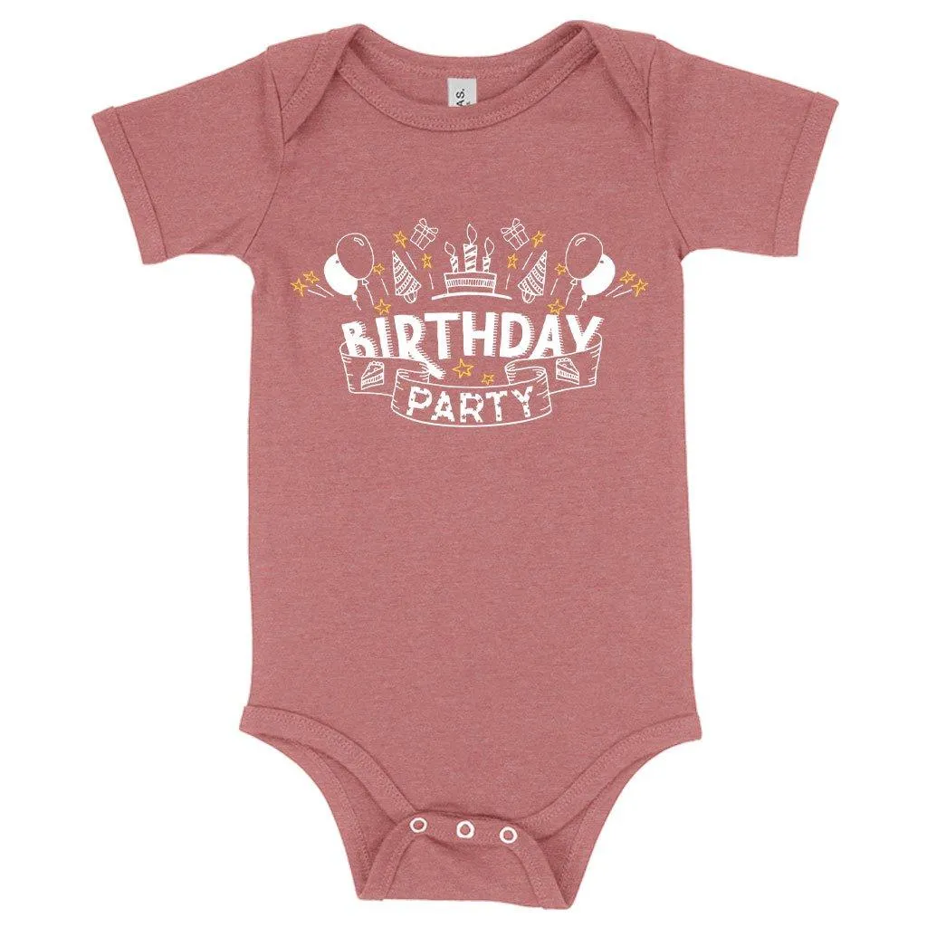 Baby Birthday Party Onesie - Birthday Celebration Onesies
