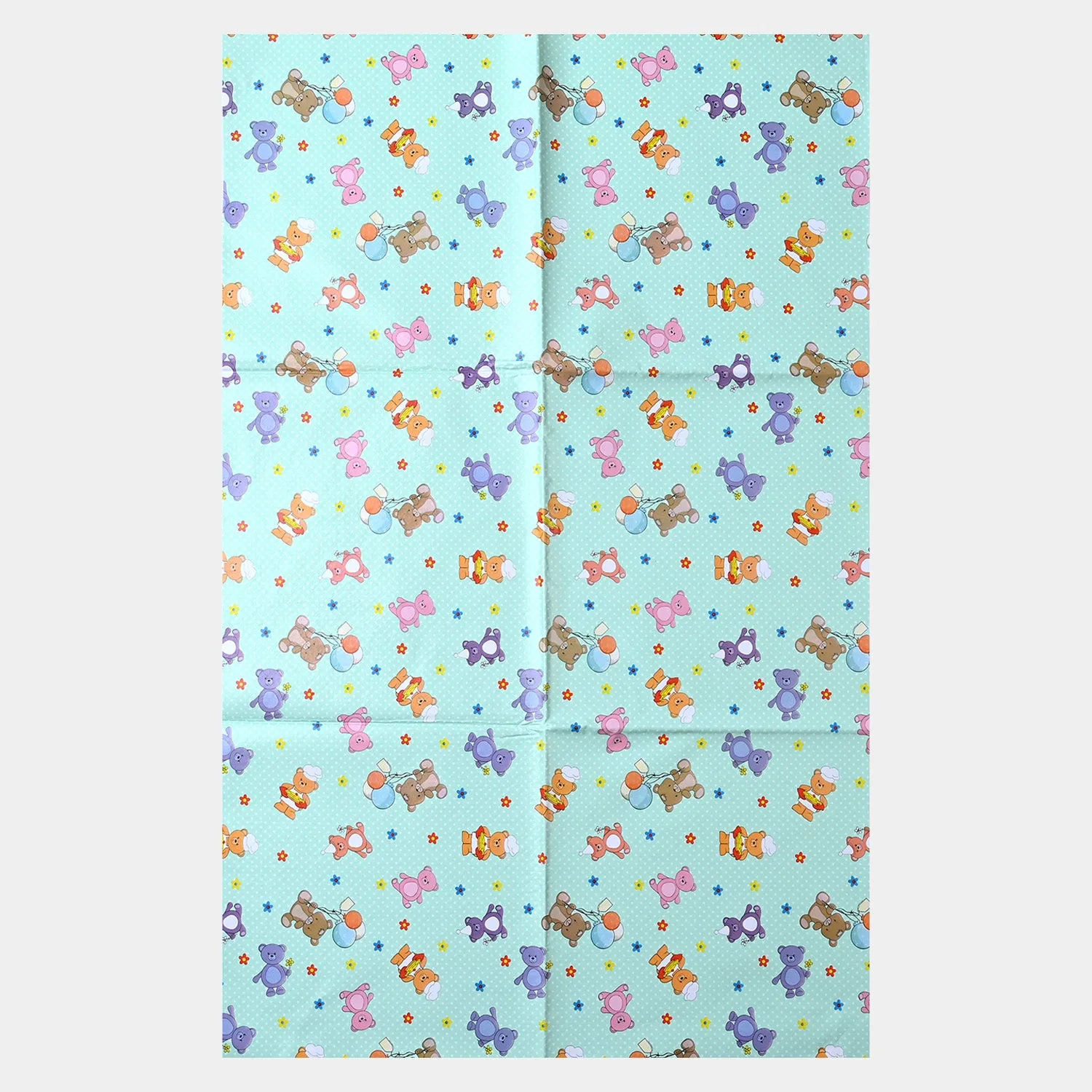 BABY CHANGING SHEET-GREEN