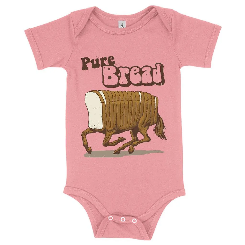 Baby Jersey Pure Bread Onesie - Funny Onesies