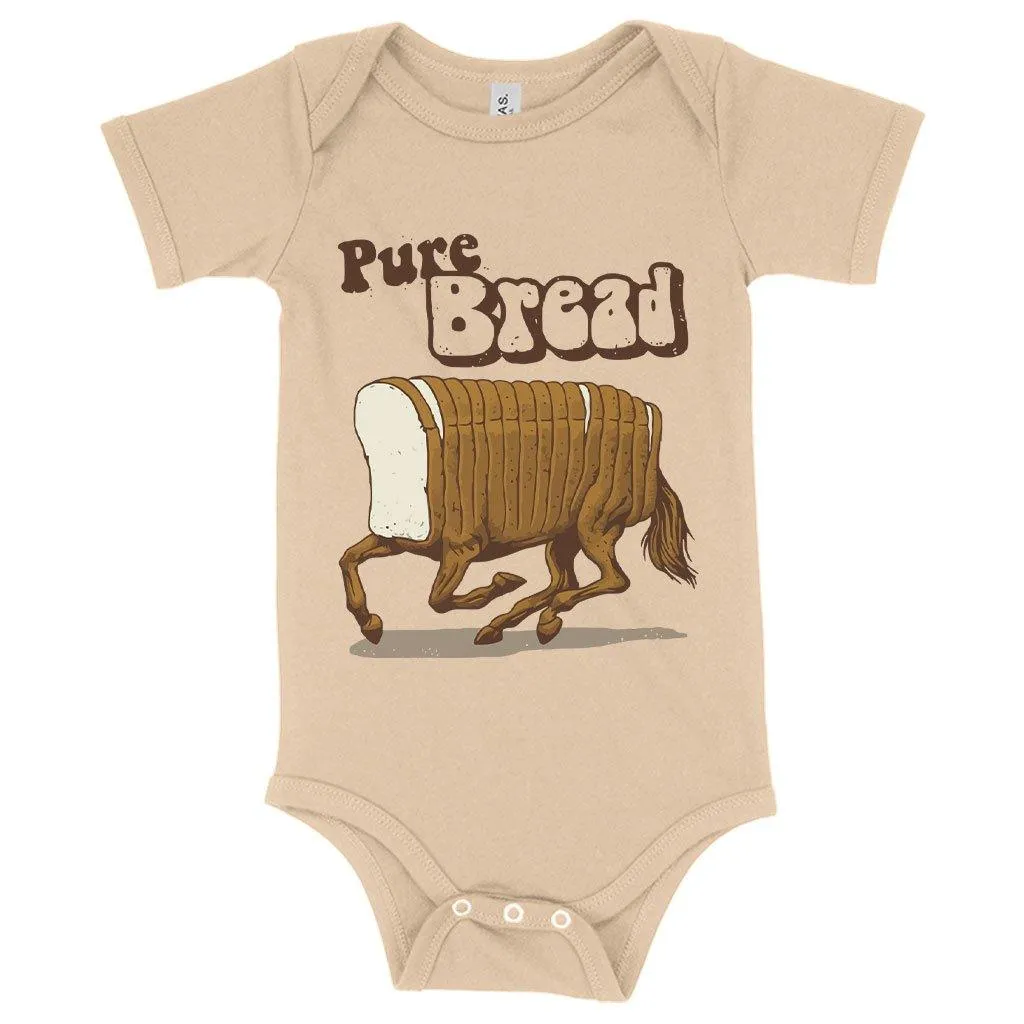 Baby Jersey Pure Bread Onesie - Funny Onesies