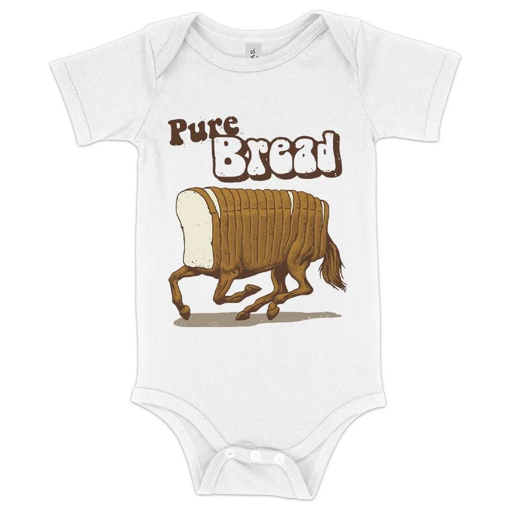 Baby Jersey Pure Bread Onesie - Funny Onesies