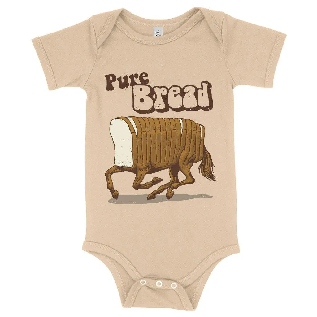 Baby Jersey Pure Bread Onesie - Funny Onesies