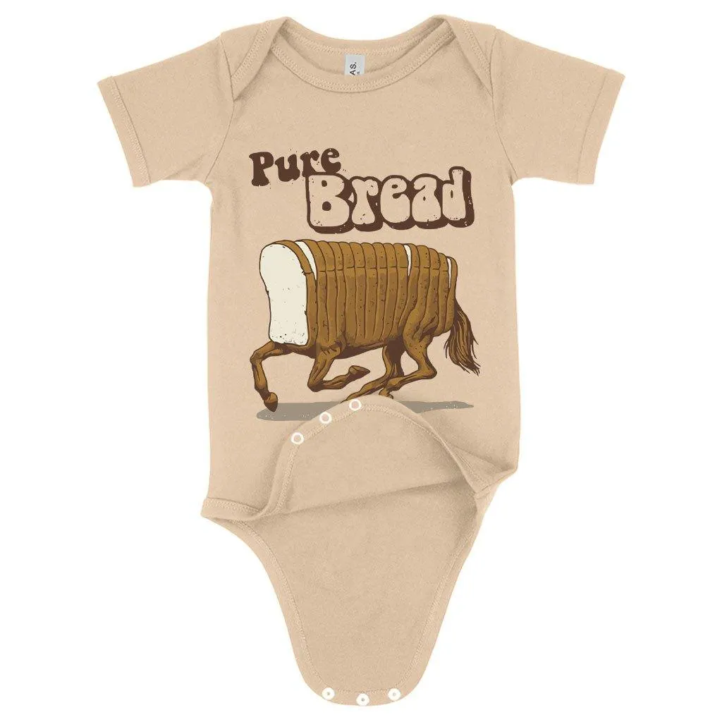 Baby Jersey Pure Bread Onesie - Funny Onesies