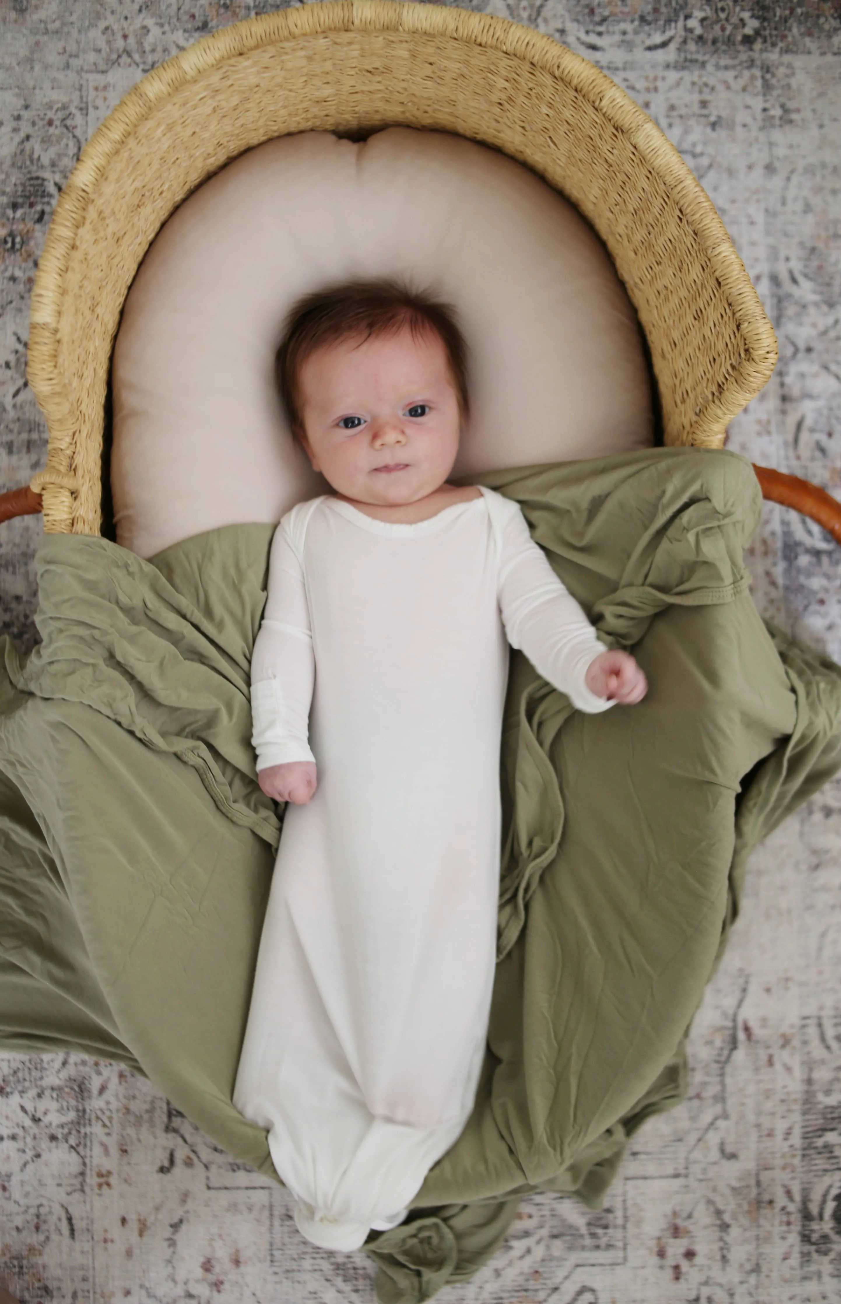 Bamboo Swaddle Blanket- Dried Thyme
