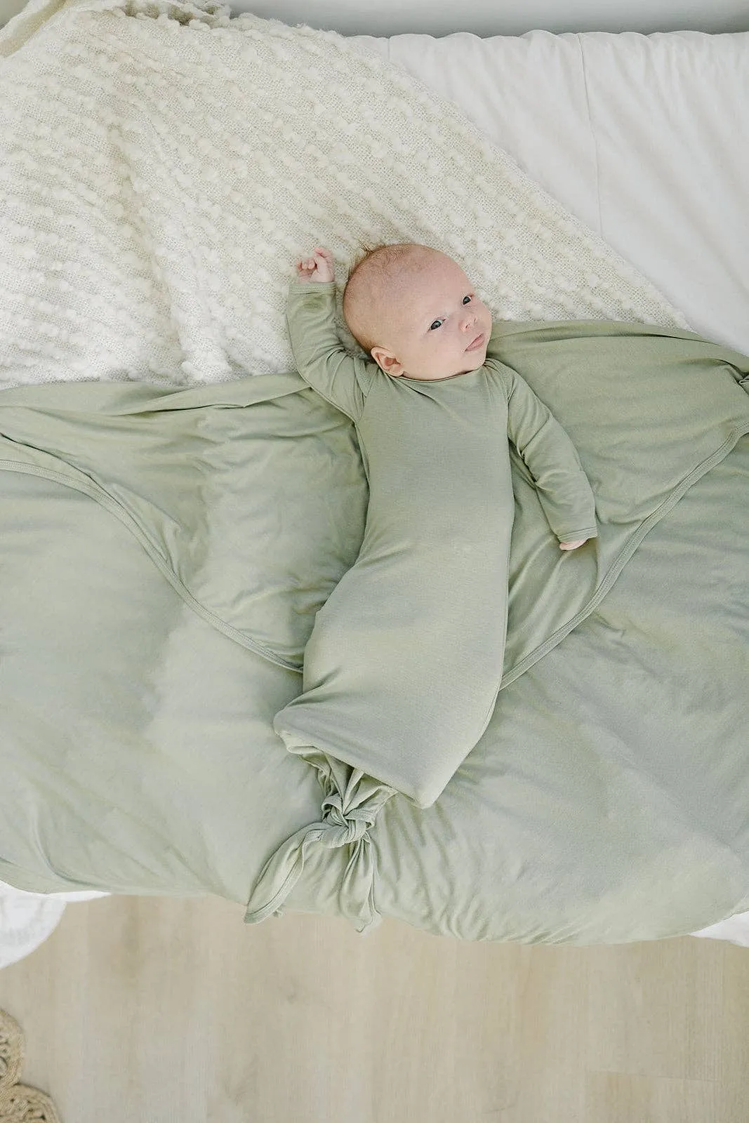 Bamboo Swaddle Blanket- Dried Thyme
