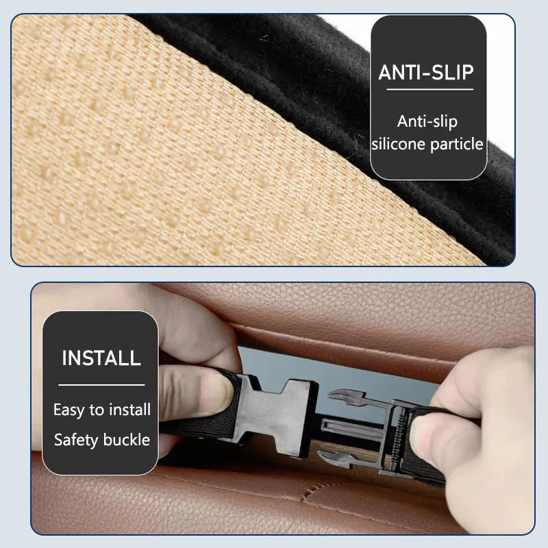 Black Heated Car Seat Cover