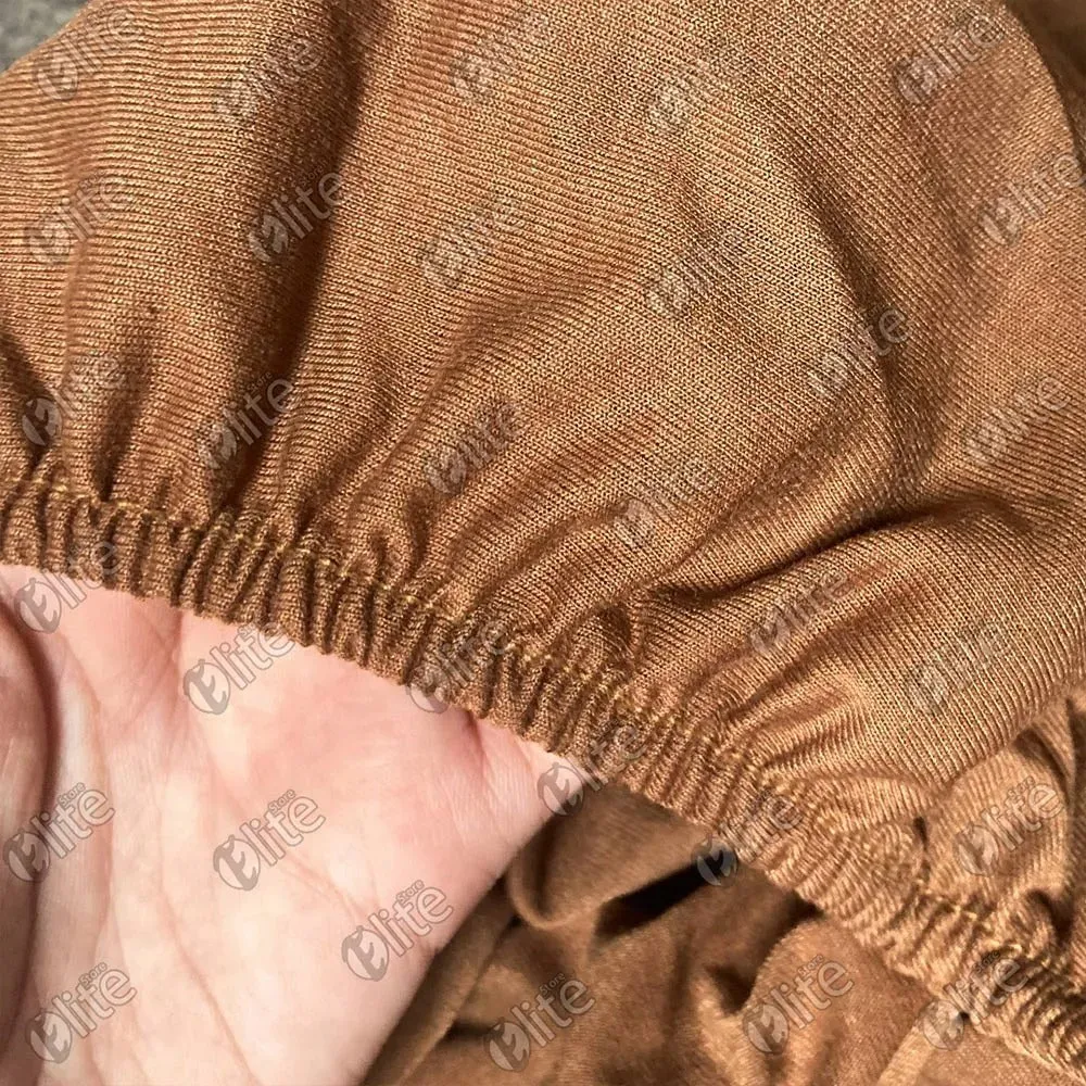 Brown – Flexible Jersey Cotton Chair Covers