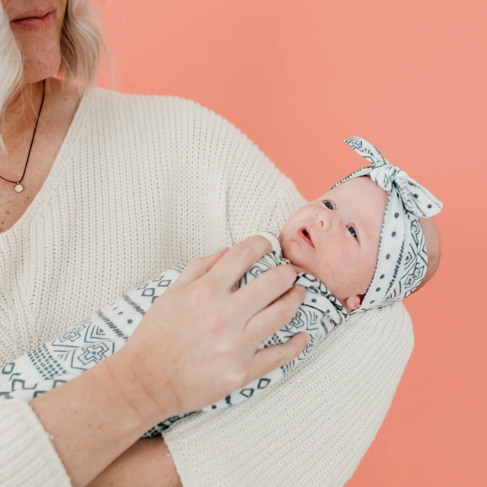 Copper Pearl Knit Swaddle Blanket | Westyn