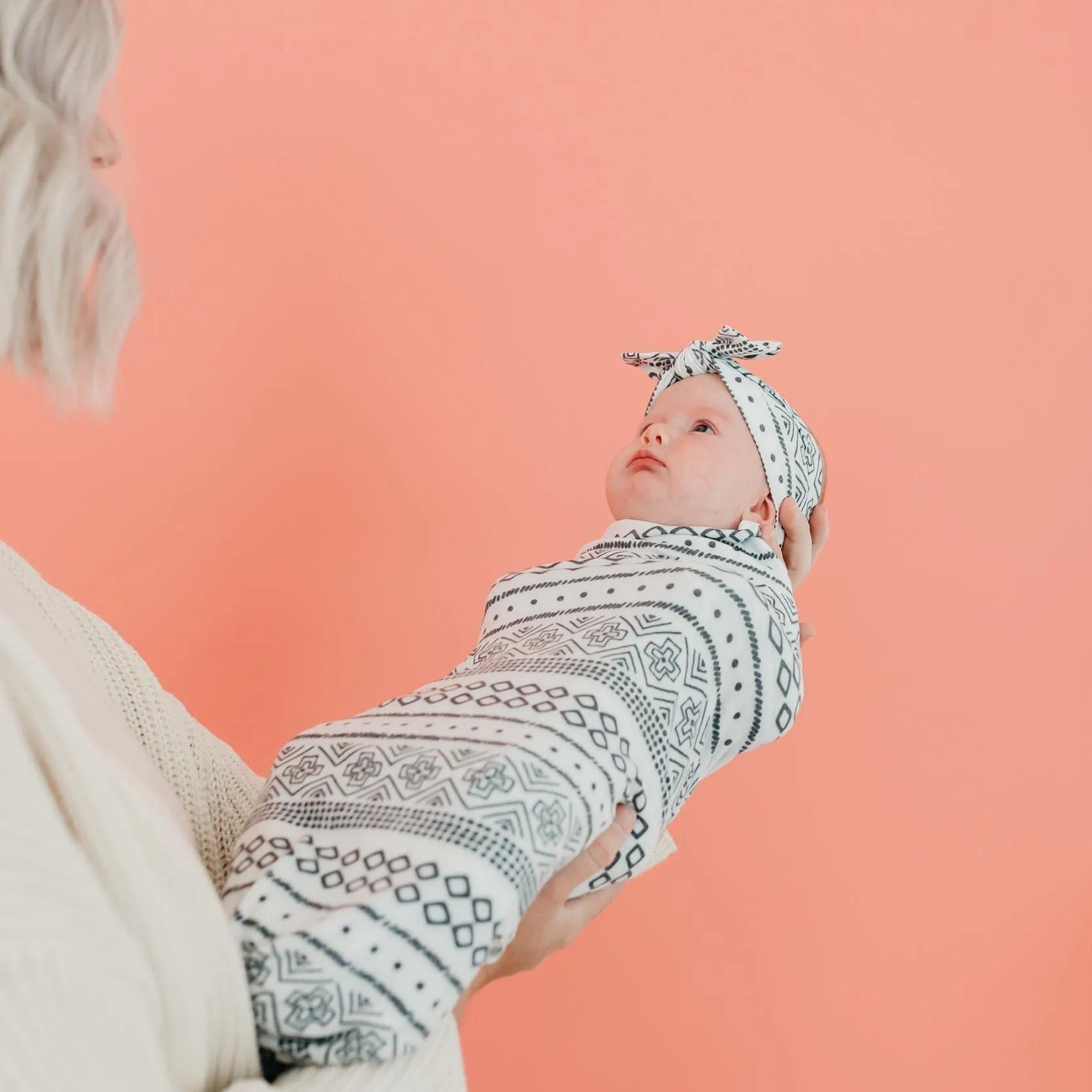 Copper Pearl Knit Swaddle Blanket | Westyn