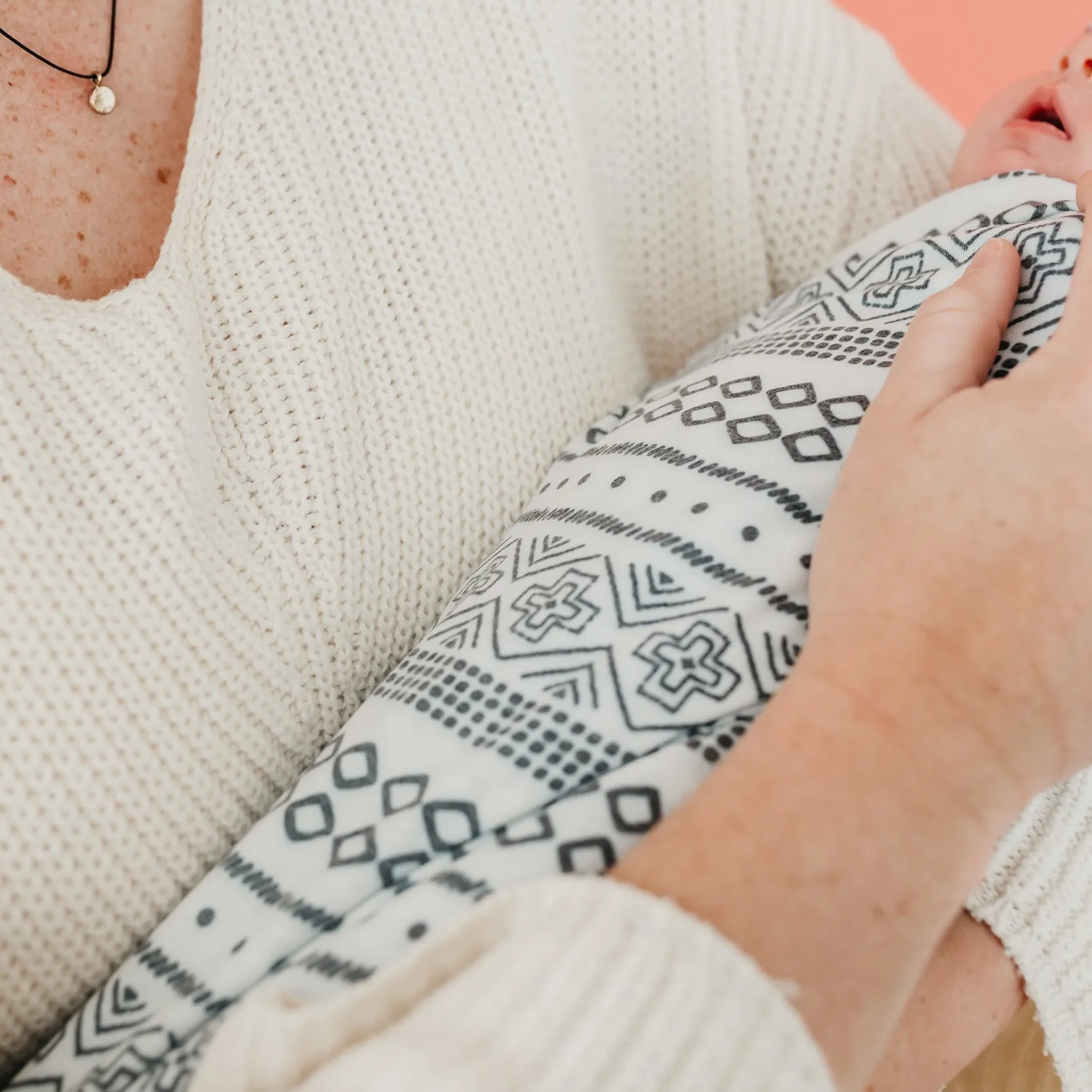 Copper Pearl Knit Swaddle Blanket | Westyn