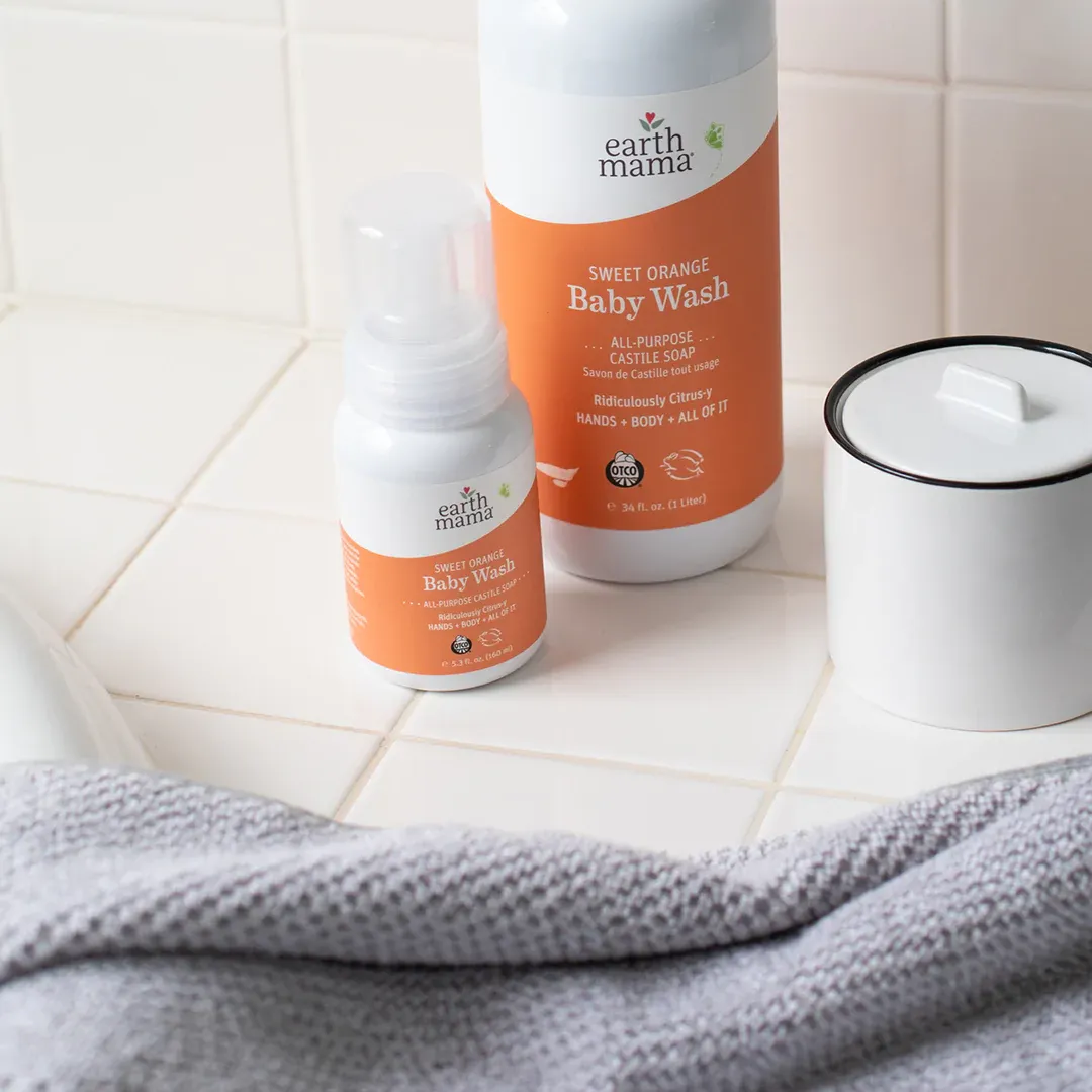 Earth Mama Sweet Orange Baby Wash 160ml