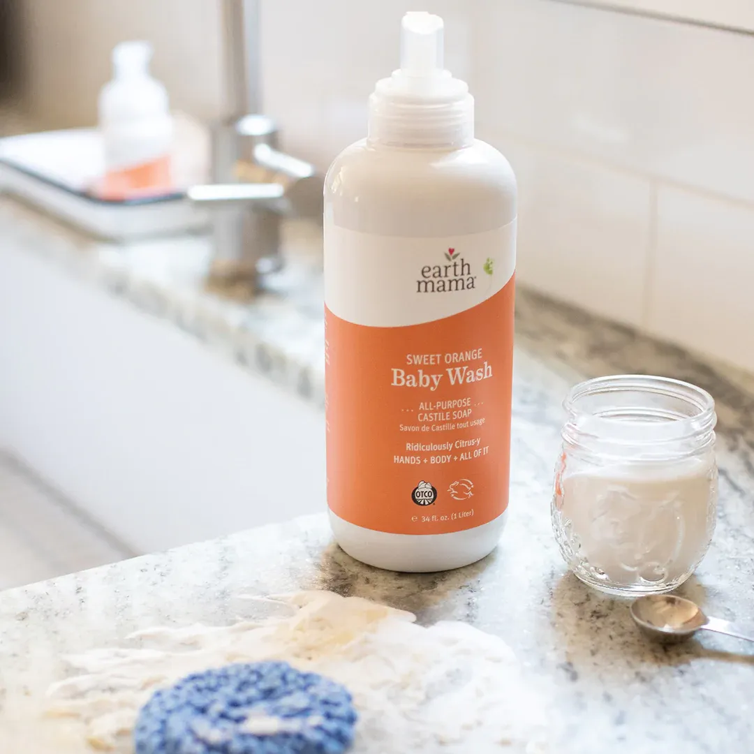 Earth Mama Sweet Orange Baby Wash 160ml