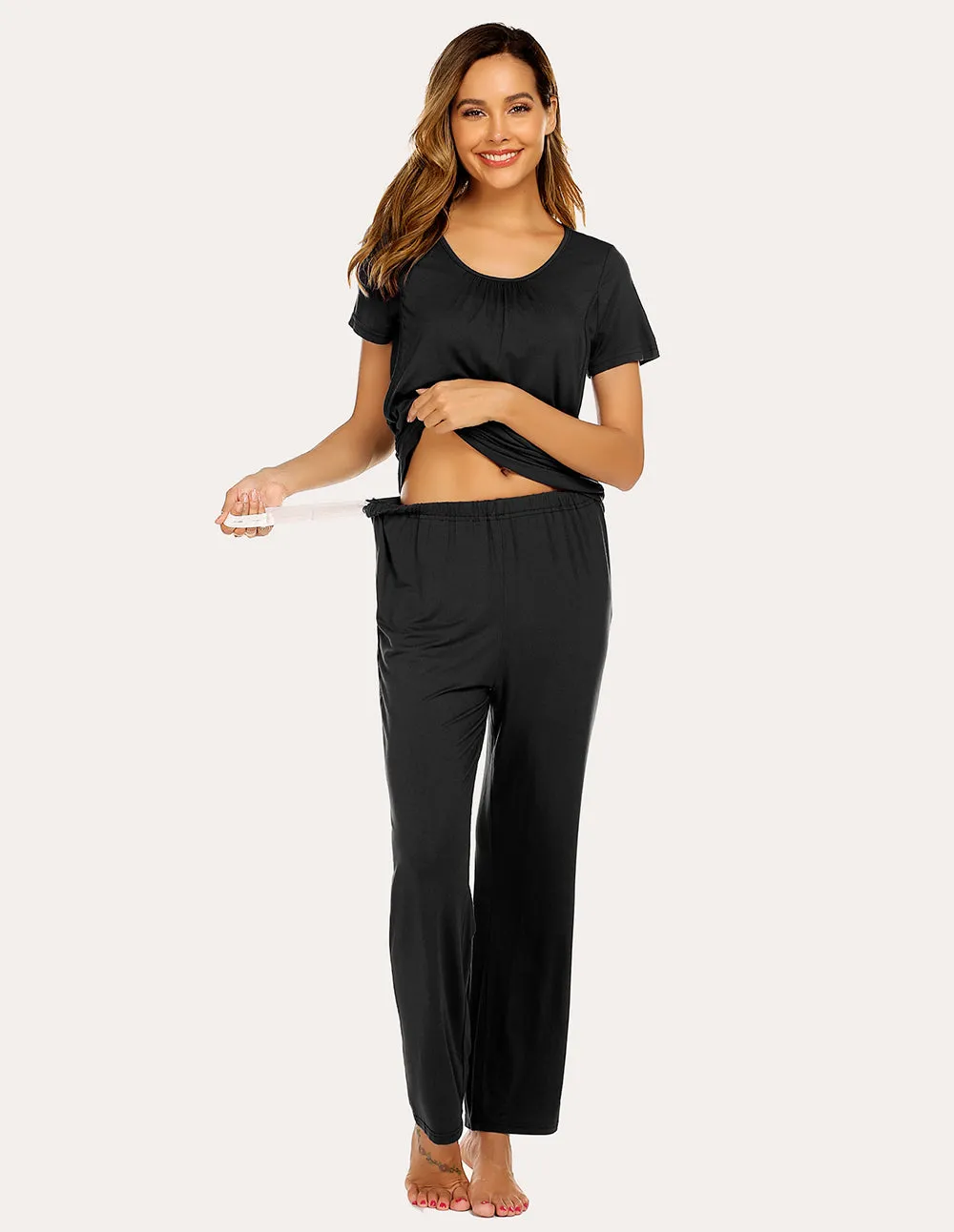 Ekouaer Breastfeeding Pajamas Set (US Only)
