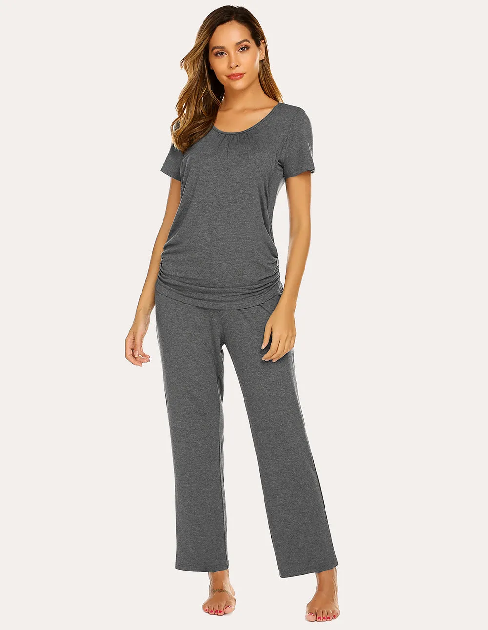 Ekouaer Breastfeeding Pajamas Set (US Only)
