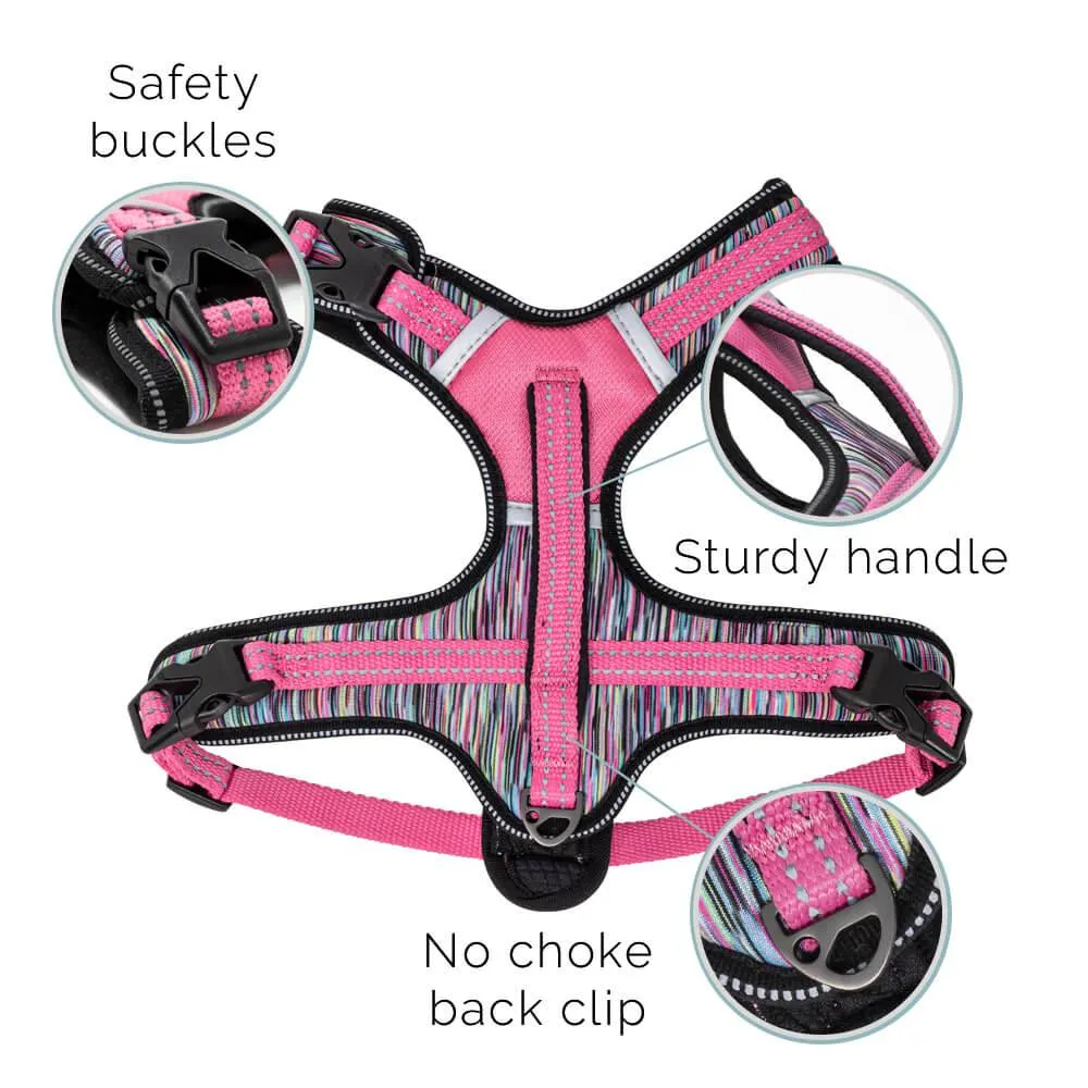 Fauna® Comfort Luxury Pink Dog Harness - S/M/L
