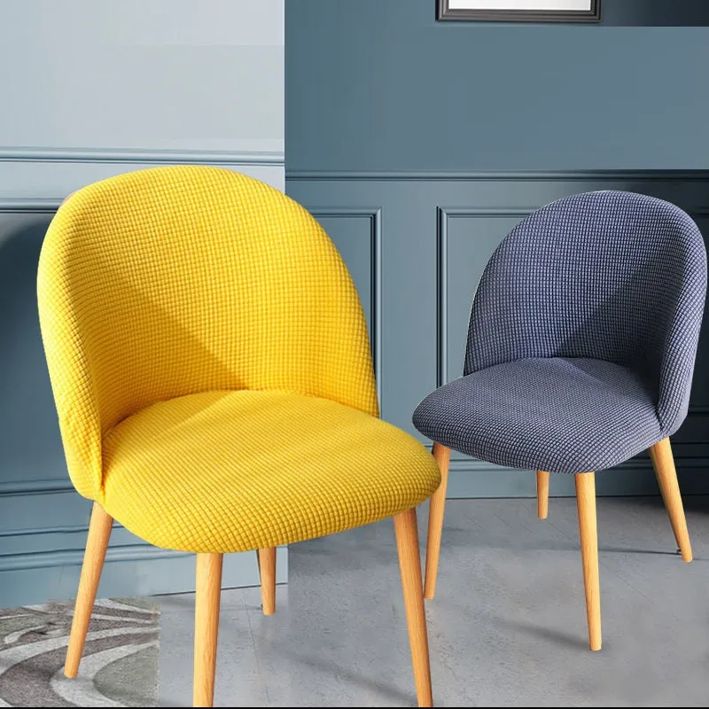 Jacquard Grey Swivel Chair Cover