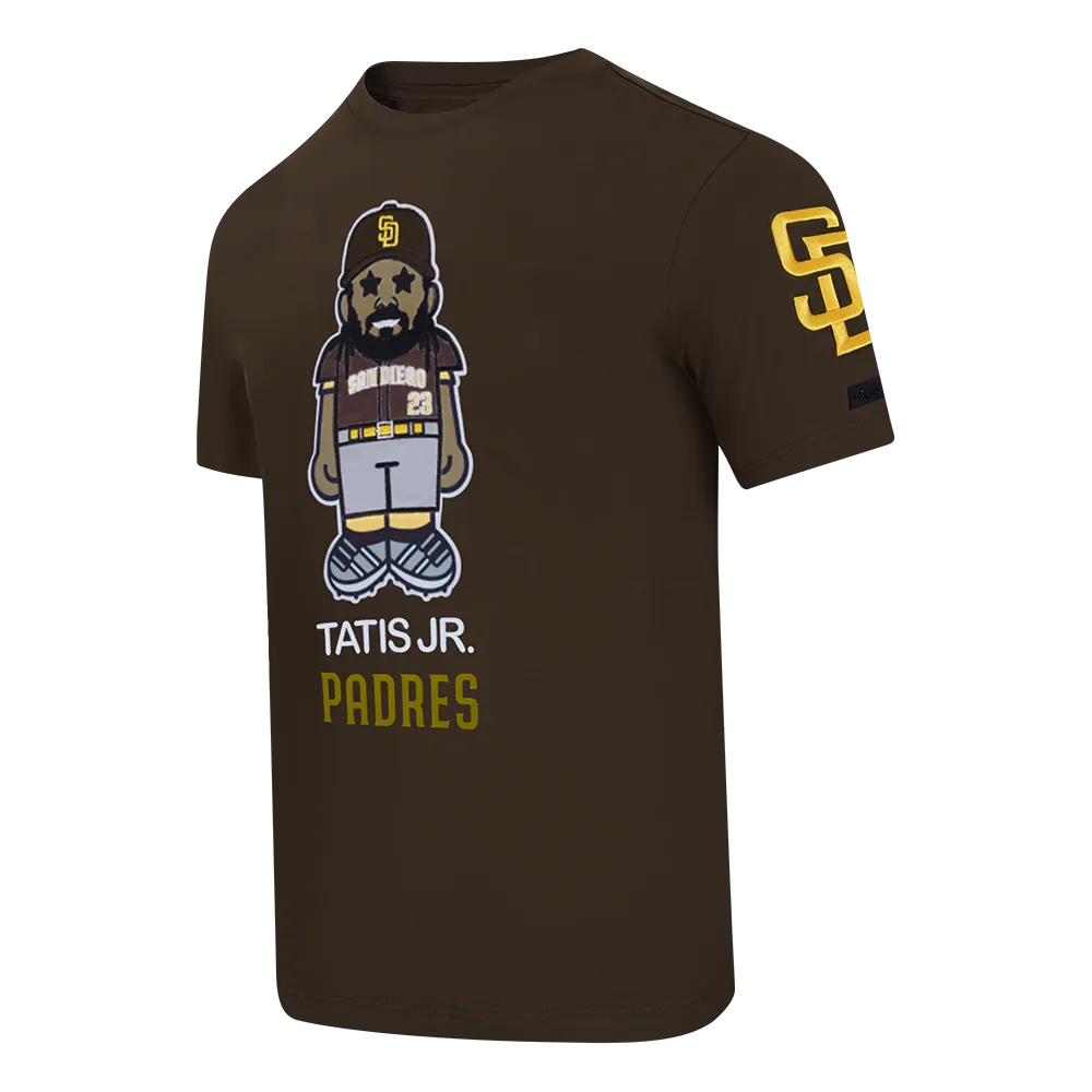 MLB SAN DIEGO PADRES FERNANDO TATIS JR. #23 AVATAR MEN'S SINGLE JERSEY TOP (BROWN)