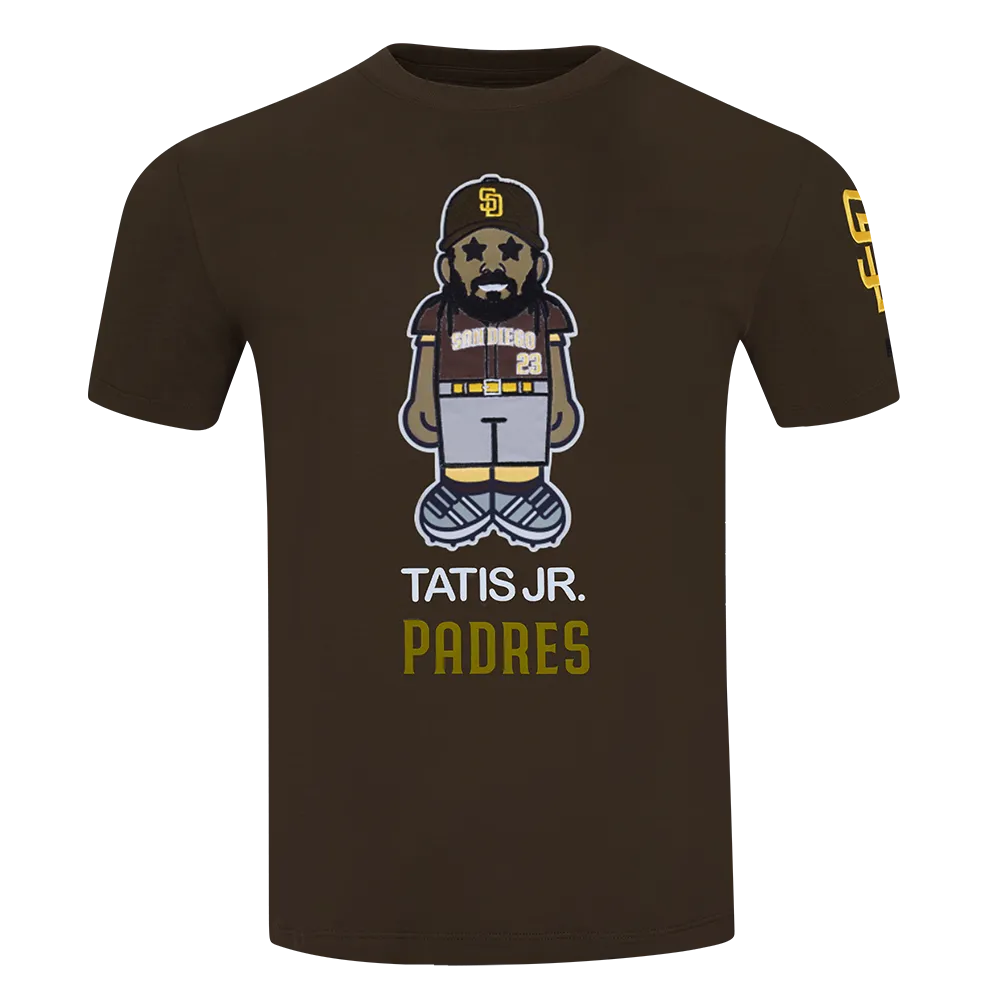 MLB SAN DIEGO PADRES FERNANDO TATIS JR. #23 AVATAR MEN'S SINGLE JERSEY TOP (BROWN)