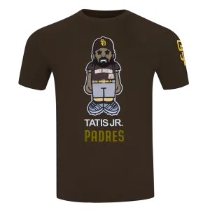 MLB SAN DIEGO PADRES FERNANDO TATIS JR. #23 AVATAR MEN'S SINGLE JERSEY TOP (BROWN)