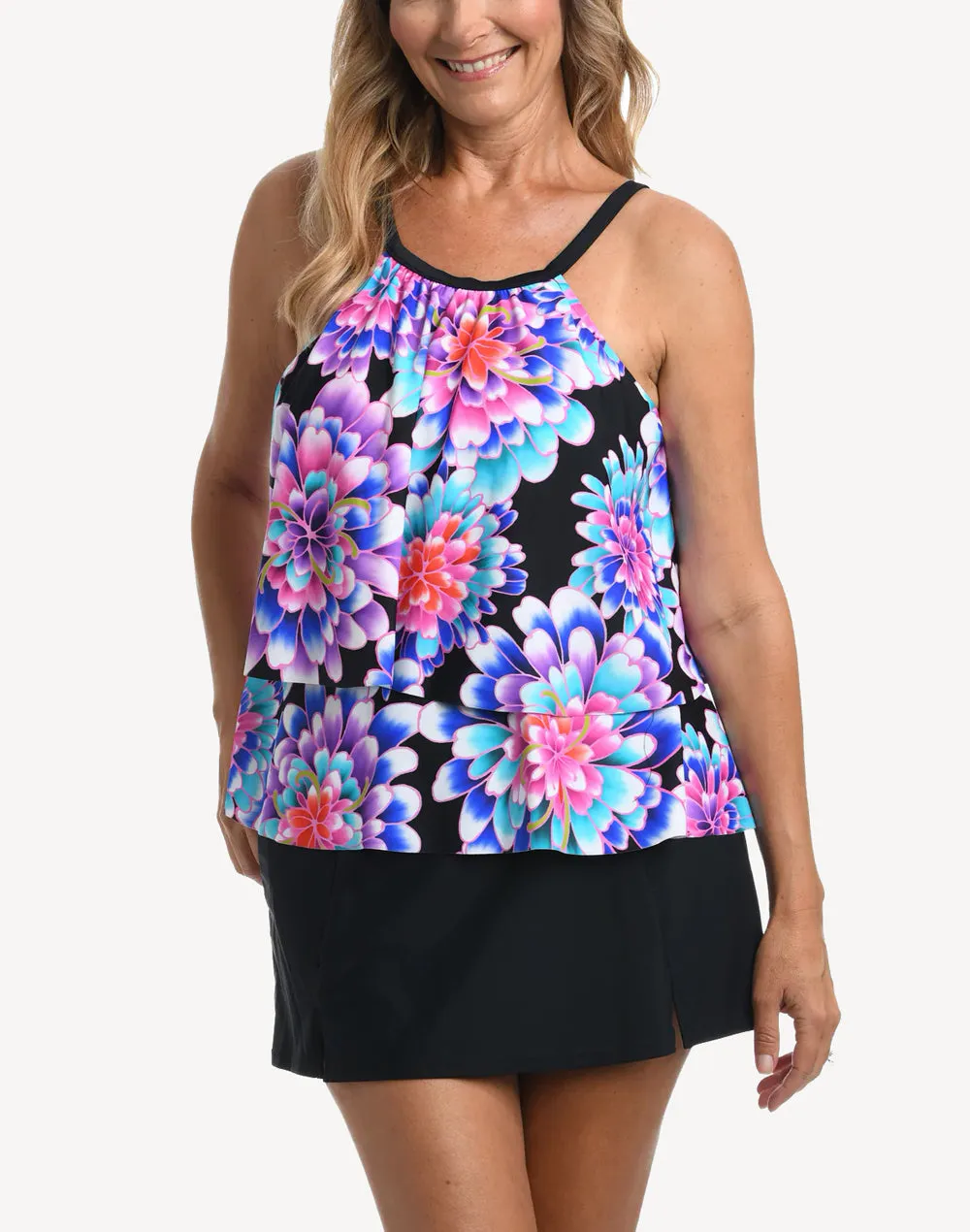Mums The Word High Neck Tankini Top