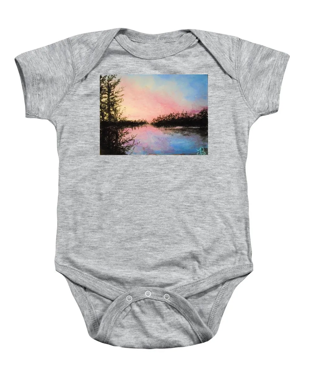 Night Streams in Sunset Dreams  - Baby Onesie