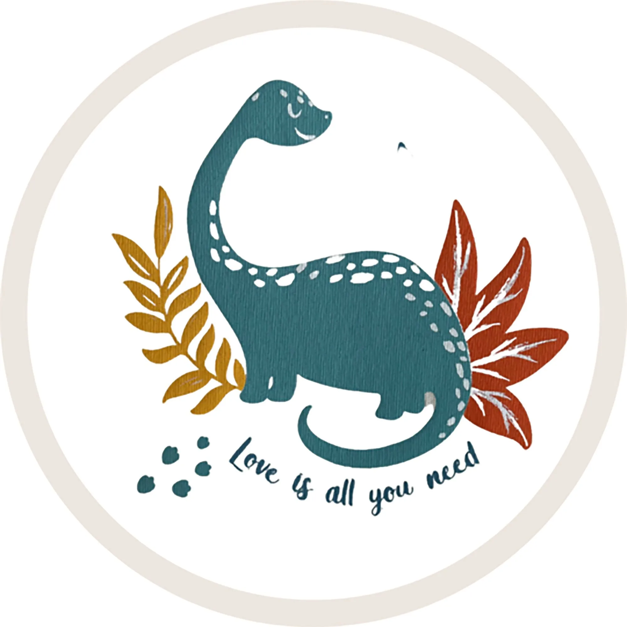 Organic Long Sleeve Body Baby Dino