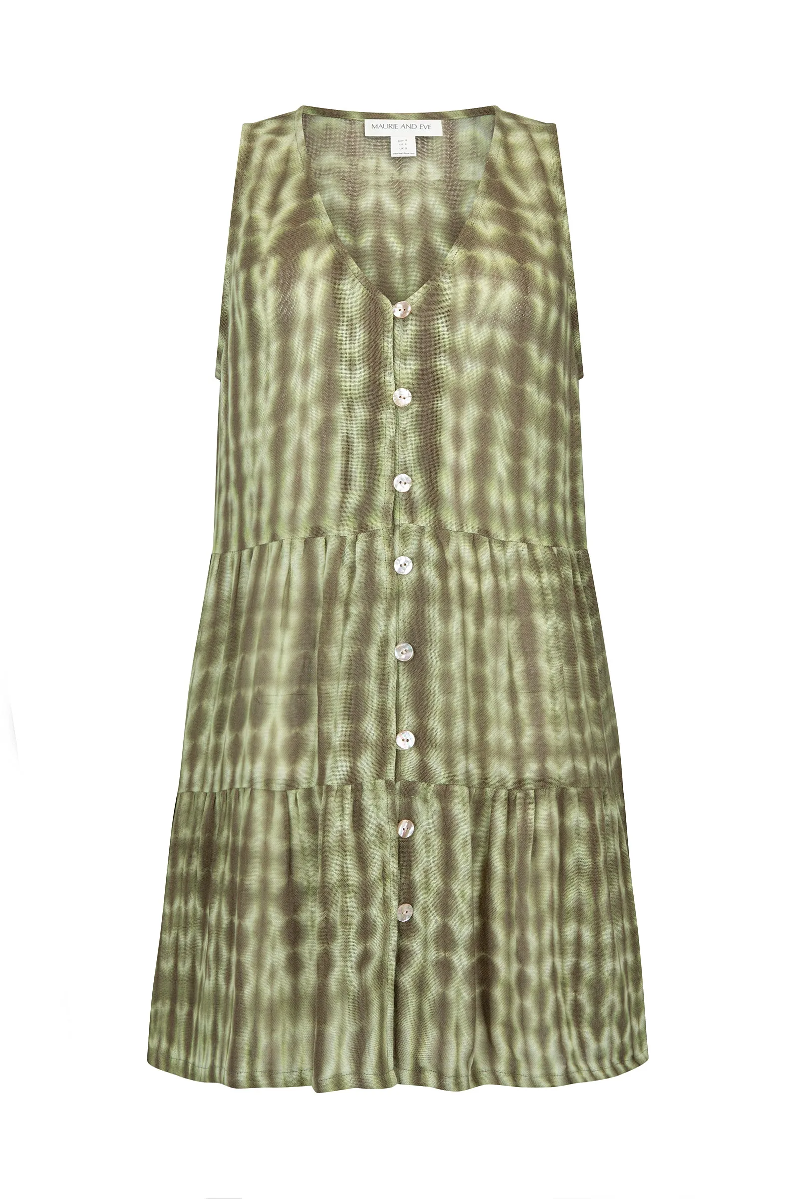THE TROPICS MINI DRESS - KHAKI
